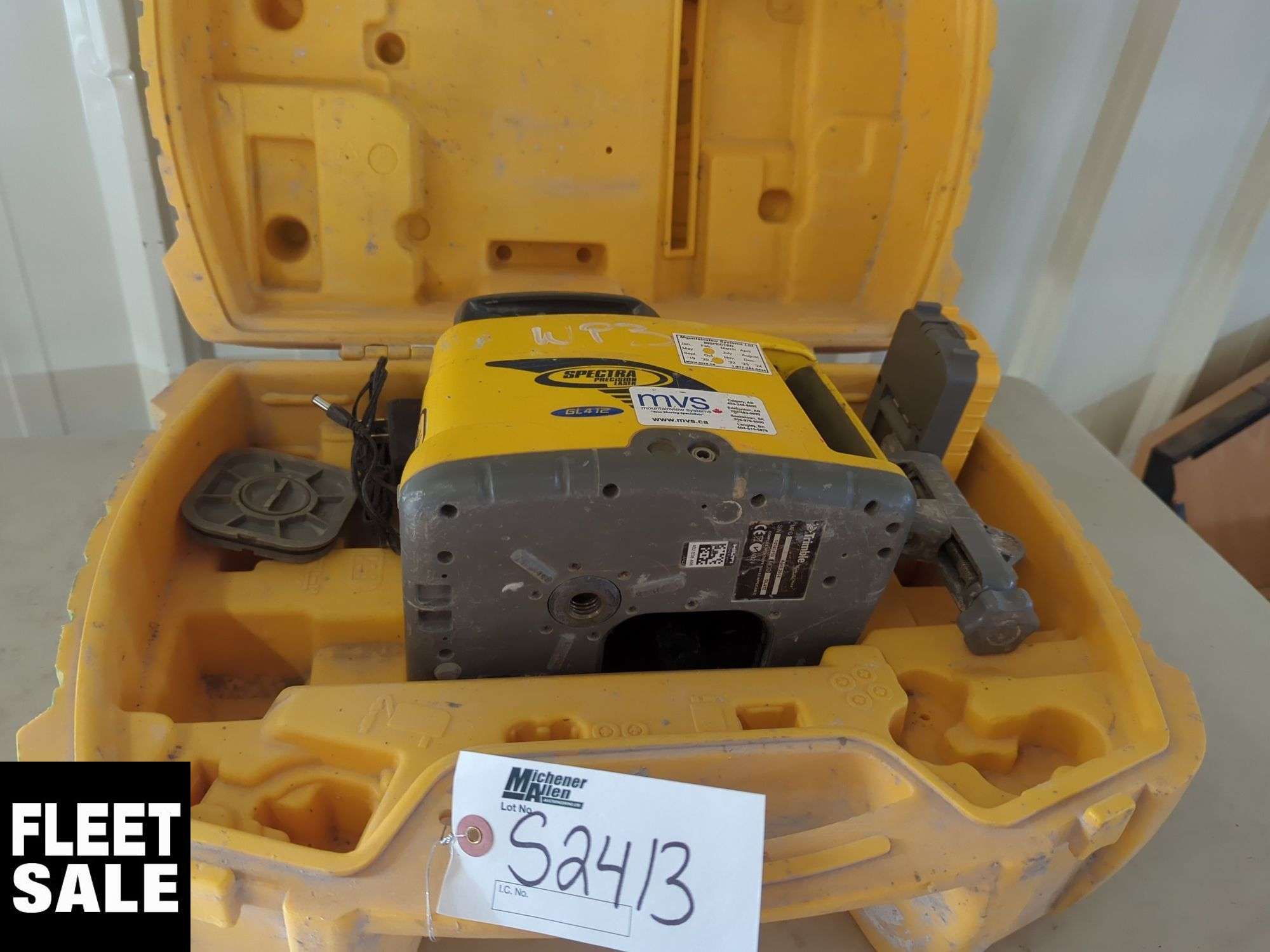Spectra GL412 Laser Level Michener Allen Auctioneering Ltd
