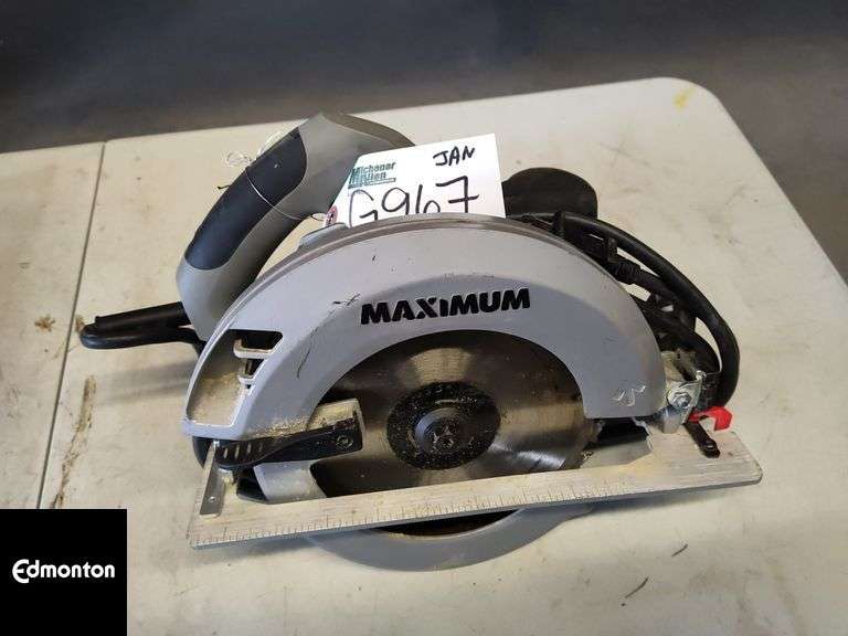 Maximum Circular Saw Michener Allen Auctioneering Ltd